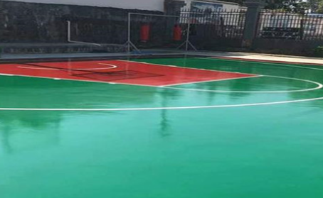 日照篮球场翻新地面